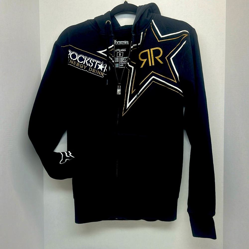 Y2K FOX ROCKSTAR ENERGY FULL ZIP HOODIE